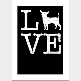 Love Chihuahua Gift For Chihuahua Lover Posters and Art